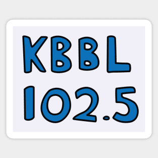 KBBL 102.5 Sticker